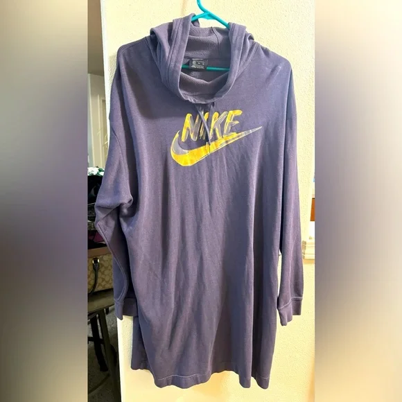 Nike | Dresses | Nike Extra Large Crowl Neck Sweater Dress Blue | Poshmark Nike | Dresses | Nike Extra Large Crowl Neck Sweater Dress Blue | Poshmark